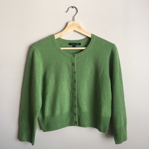boden green cardigan